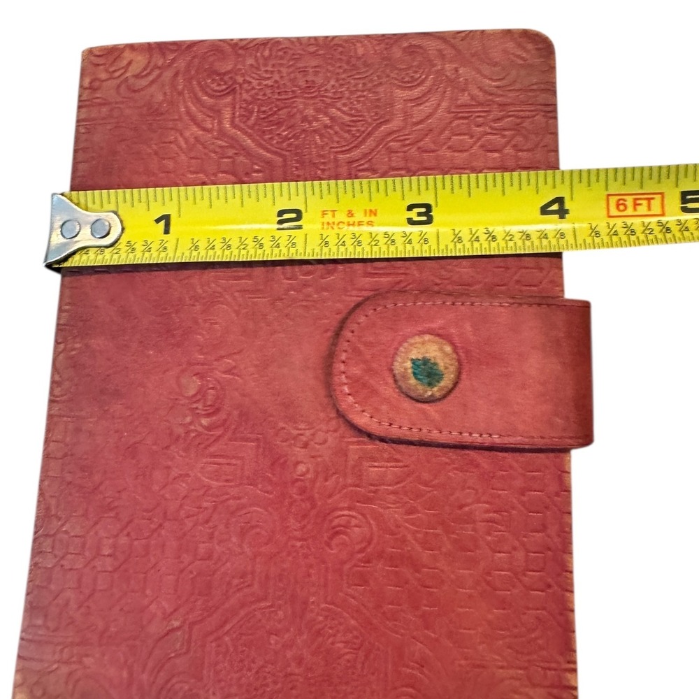 Vintage Leather Bridge Set Case Two Decks Playing Cards Bridge Score Pad - Picture 10 of 11